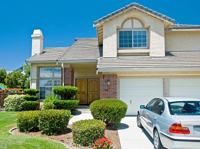 House with car in Driveway